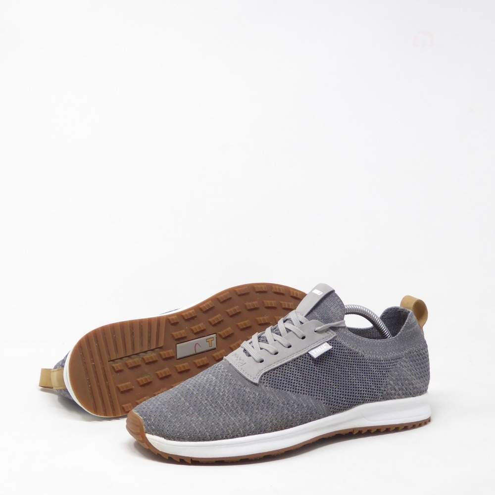 True Linkswear Mens Golf Shoes Grey All Day Knit II Spikeless Sneaker Size 10